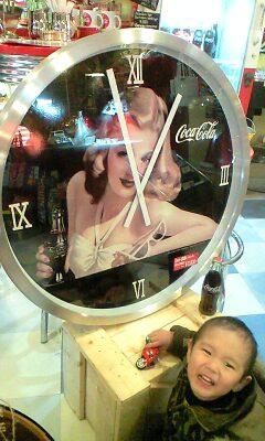 ★[激レア!]コカ・コーラ☆巨大掛け時計★