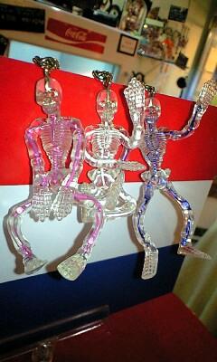 ★スケルトン☆骸骨キーホルダー★