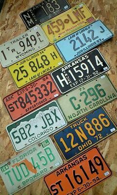 ★米陸運局発行☆ナンバープレート★
