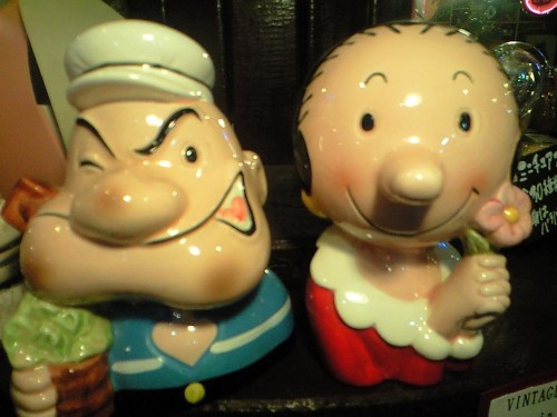 ★[入荷!]POPEYE and OLIVE☆Vintage Bank Set★