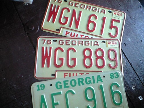 ★[入荷!]ジョージア州☆フルトン市☆ナンバープレート★