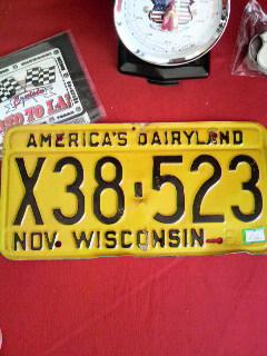 ★[入荷!]ナンバープレート☆ウィスコンシン州★
