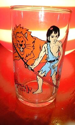 ★[昭和レトロ!]三ツ矢サイダー×少年ケニア☆非売品グラス★