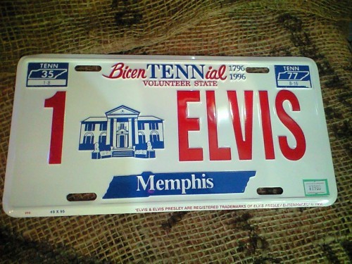 ★[入荷!]エルビスプレスリー☆メンフィス☆デザインプレート★