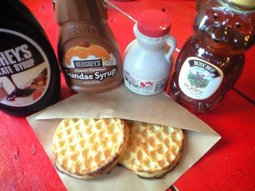 ★Ｔake Ｏut ＯＫ♪゛カリカリの焼きたてワッフル！★