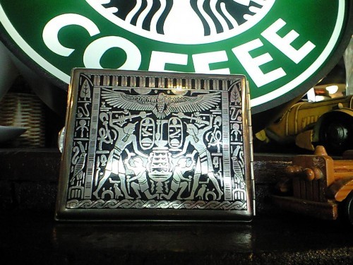 ★[入荷!]エジプト紋様煙草ケース★