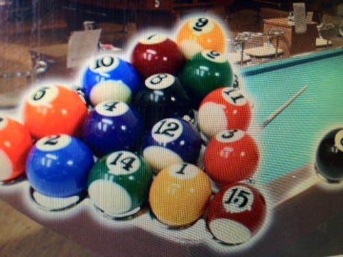 ♪[入荷!]ビリヤード球キーホルダー♪゛