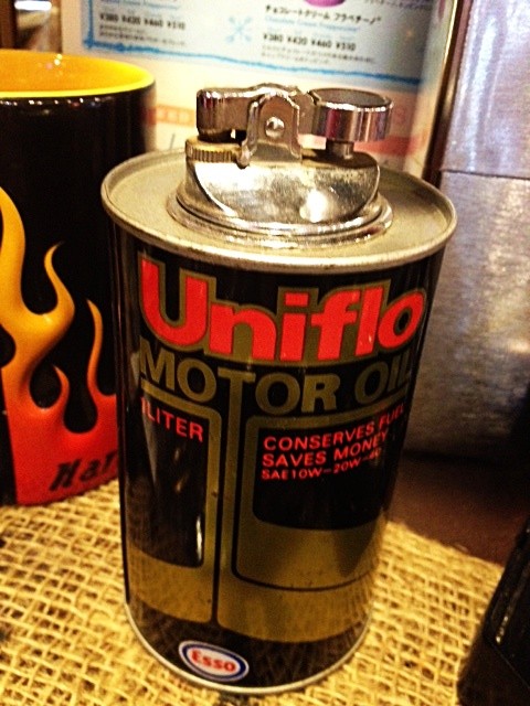 ♪[入荷!]Esso Uniflo オイル缶型ガスライター♪゛