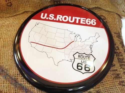 ♪[入荷!!] ルート６６ オーバルブリキ看板♪