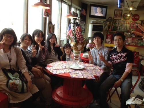 ♪本日の巨大パフェ『カトリーナ』ご予約のお客様♪