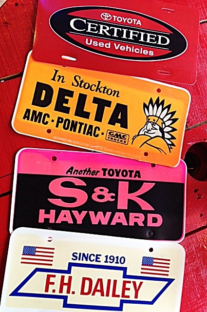 ♪[入荷!!]カーディーラー展示車用ナンバープレート ♪