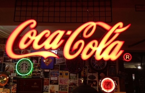 ♪[入荷!!]コカコーラ LEDレンタリングサイン♪