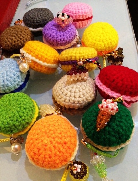 ♪入荷！マカロン　ストラップ♪