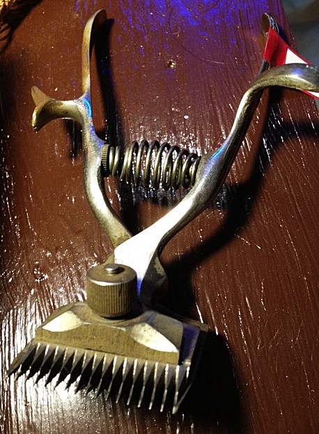 ♪昭和レトロ！手動式バリカン♪