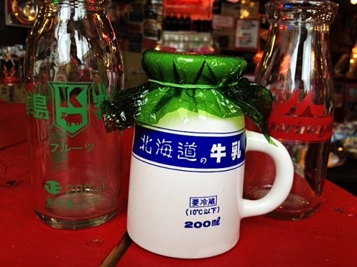 ♪[入荷!!]牛乳瓶 デザインマグ♪