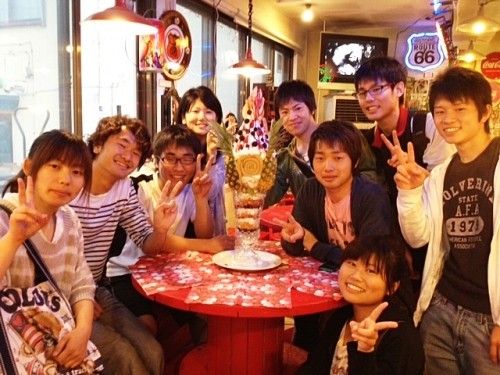 ♪昨日の巨大パフェ『カトリーナ』ご予約のお客様♪