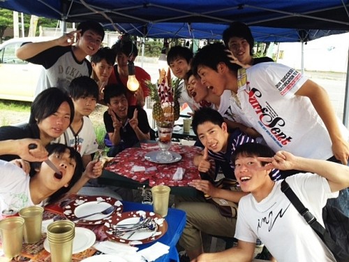 ♪昨日の巨大パフェ『カトリーナ』ご予約のお客様♪