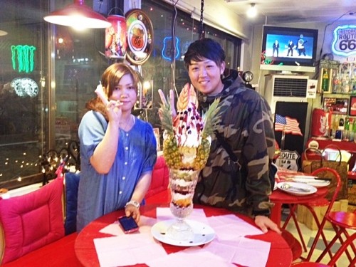 ♪８月７日、巨大パフェ『カトリーナ』ご予約のお客様♪