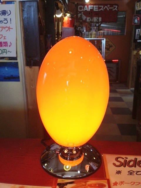 ♪入荷！オレンジガラスのランプ♪