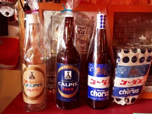 ♪昭和レトロ!カルピス コーラス 瓶♪