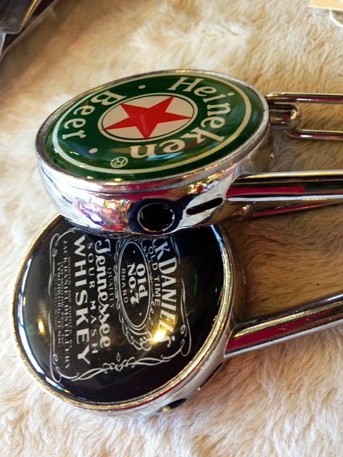 ♪入荷！ガスライターキーホルダー ジャックダニエル ハイネケン♪
