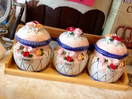 ♪入荷！シュガーポット ３点セット♪
