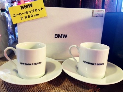 ♪入荷！ＢＭＷ コーヒーカップ ＆ソーサーセット♪