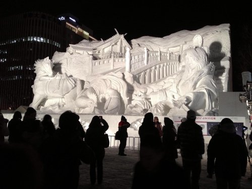 何十年かぶりに「さっぽろ雪まつり」