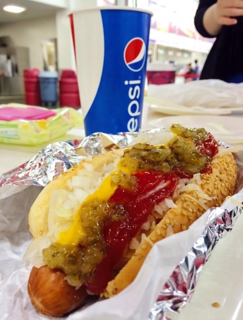 コストコのホットドッグ