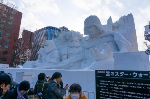 さっぽろ雪まつり「雪のスター・ウォーズ」