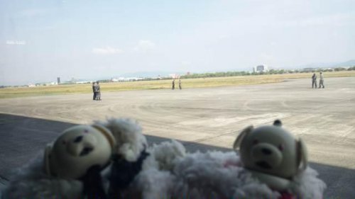 ブルーインパルス給油中