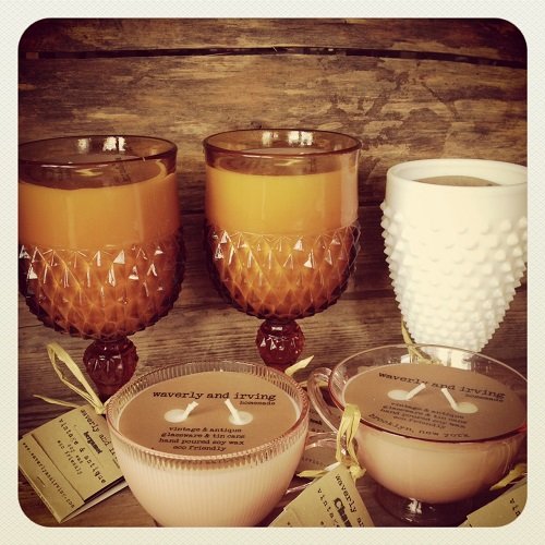 Waverly And Irving Candle glass LINE
