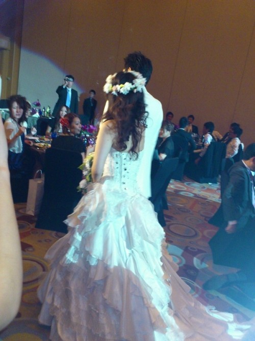 At a wedding ceremony♪