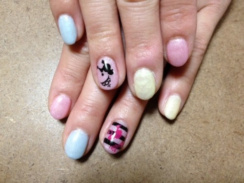 カラフル　バービーネイル