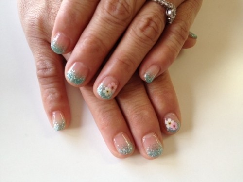 ブルーのグラデーション