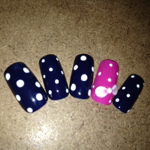 おそろいネイル。