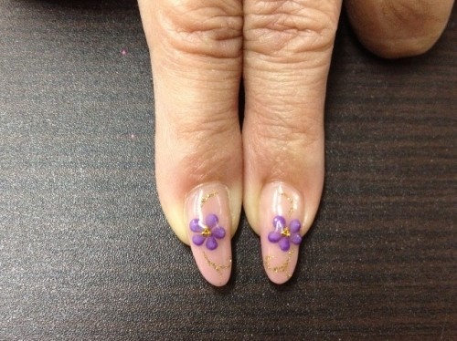 パープルフラワー。