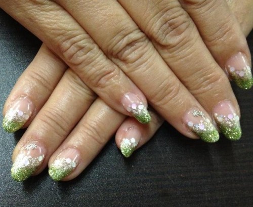 きらきらクリスマスネイル。