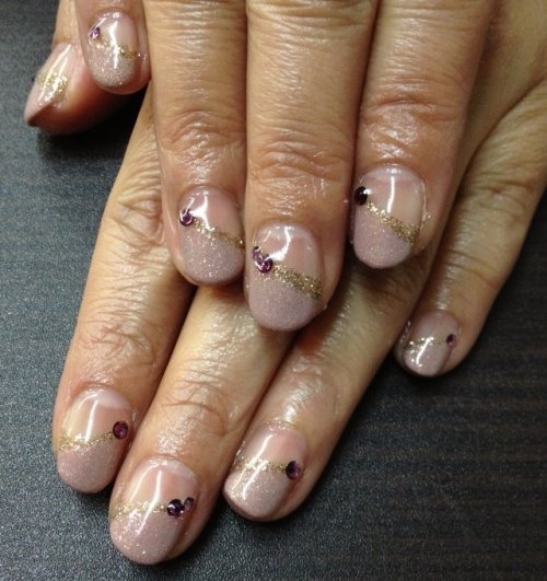 きらきらモーヴカラー。