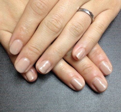 つやつやココアカラー。