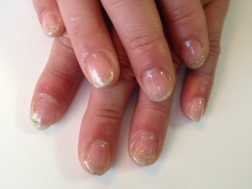 ナチュラルラメグラデーション。