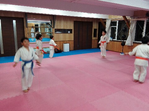 土曜日の選手稽古