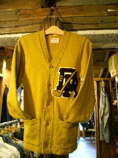 LETTERED CARDIGAN