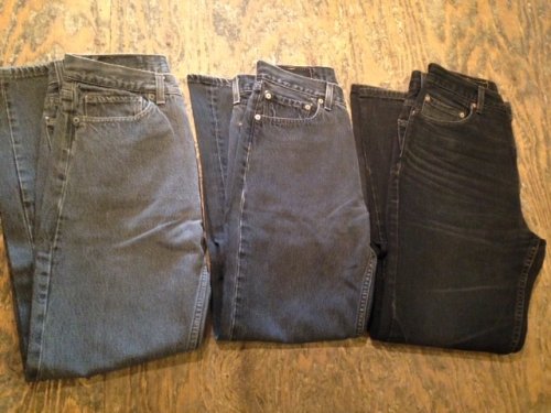Black denim