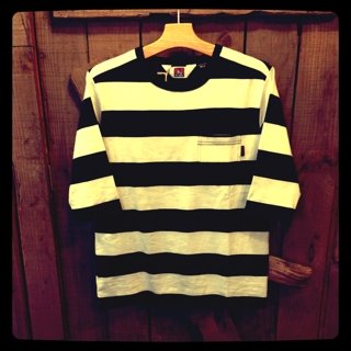 BEN DAVIS ボーダーＴ シャツ