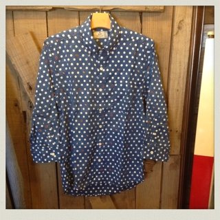 ドット柄シャツ入荷！！