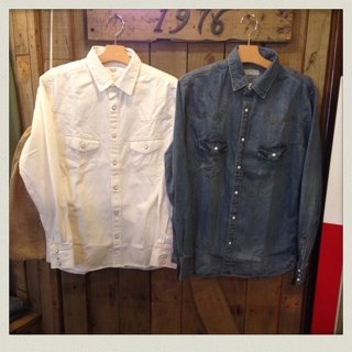 デニムウエスタンシャツ入荷！！