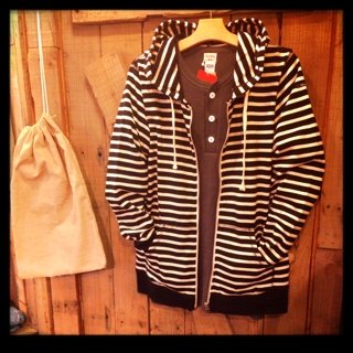 Healthknit ボーダーZIPパーカー入荷！！