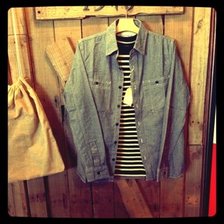 シャンブレーシャツ入荷！！