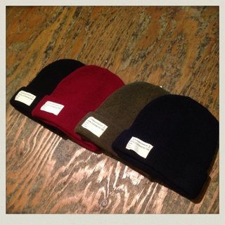 ウール地ニットキャップ入荷！